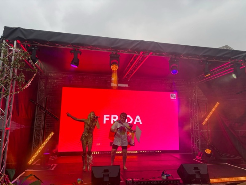 Barnsley Pride 2026: the main stage in full colour