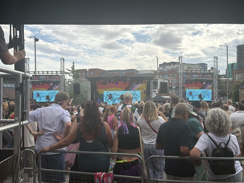 Bolder with Pride: Festival stage by Pixel 8 Productions